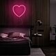 Herzsymbol LED-Neonschild für Schlafzimmer Wohnzimmer