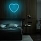 Herzsymbol LED-Neonschild für Schlafzimmer Wohnzimmer