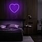 Herzsymbol LED-Neonschild für Schlafzimmer Wohnzimmer