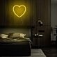 Herzsymbol LED-Neonschild für Schlafzimmer Wohnzimmer
