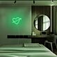 Herz mit Pfeil LED-Neonschild Schlafzimmer Wohnzimmer