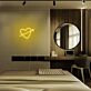 Herz mit Pfeil LED-Neonschild Schlafzimmer Wohnzimmer