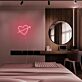 Herz mit Pfeil LED-Neonschild Schlafzimmer Wohnzimmer