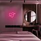 Herz mit Pfeil LED-Neonschild Schlafzimmer Wohnzimmer