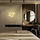 Herz mit Pfeil LED-Neonschild Schlafzimmer Wohnzimmer
