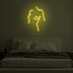 Abstrakte weibliche Körperkontur LED-Neonschild Schlafzimmer Kunstdekor