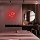 Herz mit Pfeil LED-Neonschild Schlafzimmer Wohnzimmer