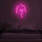 Abstrakte weibliche Körperkontur LED-Neonschild Schlafzimmer Kunstdekor