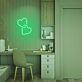zwei verbundene Herzen LED-Neonschild Schlafzimmer Wohnzimmer