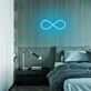 Unendlichkeitssymbol LED-Neonschild Schlafzimmer Wohnzimmer