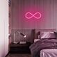 Unendlichkeitssymbol LED-Neonschild Schlafzimmer Wohnzimmer