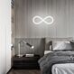 Unendlichkeitssymbol LED-Neonschild Schlafzimmer Wohnzimmer