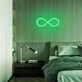 Unendlichkeitssymbol LED-Neonschild Schlafzimmer Wohnzimmer
