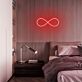 Unendlichkeitssymbol LED-Neonschild Schlafzimmer Wohnzimmer