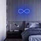 Unendlichkeitssymbol LED-Neonschild Schlafzimmer Wohnzimmer