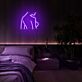 Abstrakte Darstellung eines nackten Oberkörpers LED-Neonschild Schlafzimmer Wohnzimmer