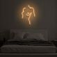 Abstrakte weibliche Körperkontur LED-Neonschild Schlafzimmer Kunstdekor
