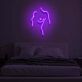 Abstrakte weibliche Körperkontur LED-Neonschild Schlafzimmer Kunstdekor