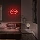 Lippen Symbol LED-Neonschild für Schlafzimmer Wohnzimmer