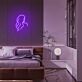 Frauen Silhouette mit langen Haaren LED-Neonschild für Schlafzimmer und Wohnzimmer