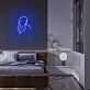 Frauen Silhouette mit langen Haaren LED-Neonschild für Schlafzimmer und Wohnzimmer
