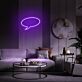 Sprechblase LED-Neonschild Wohnzimmer Lounge