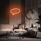 Sprechblase LED-Neonschild Wohnzimmer Lounge
