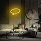 Sprechblase LED-Neonschild Wohnzimmer Lounge
