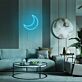 Halbmond LED-Neonschild für Wohnzimmer Schlafzimmer