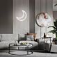 Halbmond LED-Neonschild für Wohnzimmer Schlafzimmer