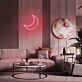Halbmond LED-Neonschild für Wohnzimmer Schlafzimmer