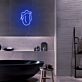 Lippen mit herausgestreckter Zunge LED-Neonschild für Badezimmer oder Wohnzimmer