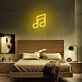 Musiknote LED-Neonschild Schlafzimmer Wohnzimmer