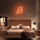 Musiknote LED-Neonschild Schlafzimmer Wohnzimmer