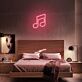 Musiknote LED-Neonschild Schlafzimmer Wohnzimmer