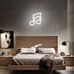 Musiknote LED-Neonschild Schlafzimmer Wohnzimmer