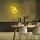 Schüssel mit Nudeln und Essstäbchen LED-Neonschild für Restaurant oder Küche