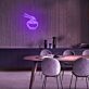 Schüssel mit Nudeln und Essstäbchen LED-Neonschild für Restaurant oder Küche