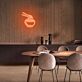Schüssel mit Nudeln und Essstäbchen LED-Neonschild für Restaurant oder Küche