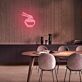 Schüssel mit Nudeln und Essstäbchen LED-Neonschild für Restaurant oder Küche