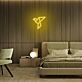 Origami Vogel LED-Neonschild Schlafzimmer Wohnzimmer