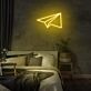 Papierflugzeug LED-Neonschild Schlafzimmer Wohnzimmer