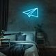Papierflugzeug LED-Neonschild Schlafzimmer Wohnzimmer