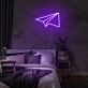 Papierflugzeug LED-Neonschild Schlafzimmer Wohnzimmer