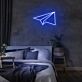 Papierflugzeug LED-Neonschild Schlafzimmer Wohnzimmer