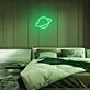 Planet mit Ring LED-Neonschild Schlafzimmer