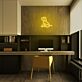 sitzender Hund LED-Neonschild für Home Büro