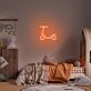 Tretroller LED-Neonschild für Kinderzimmer