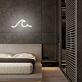 Meereswelle LED-Neonschild Schlafzimmer
