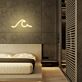 Meereswelle LED-Neonschild Schlafzimmer